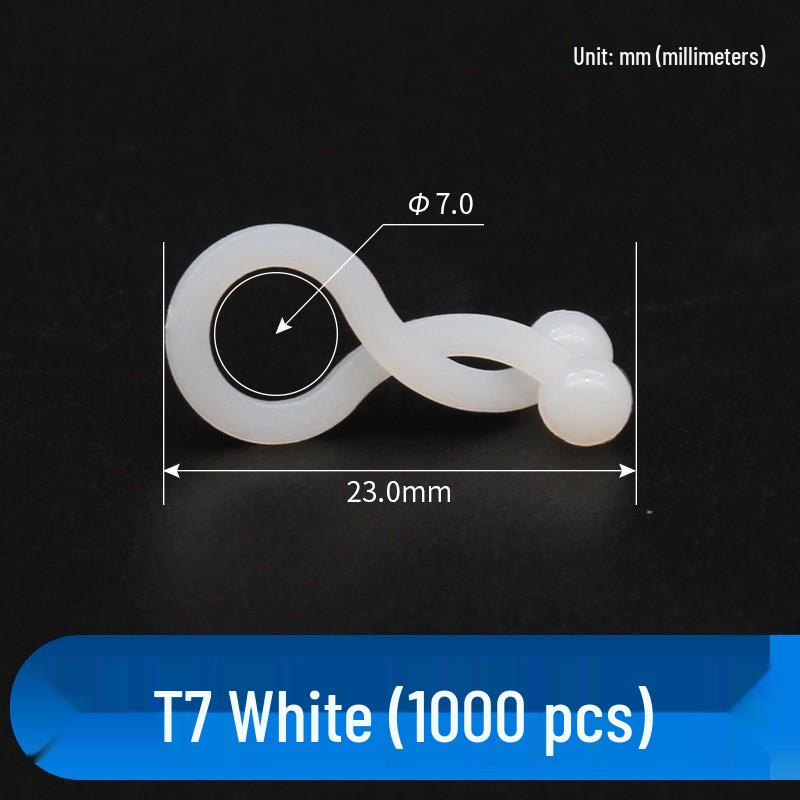 Ball-Shaped Buckle Cable Tie & Clamp Organizer - Flexible Wire Twist & Fixer