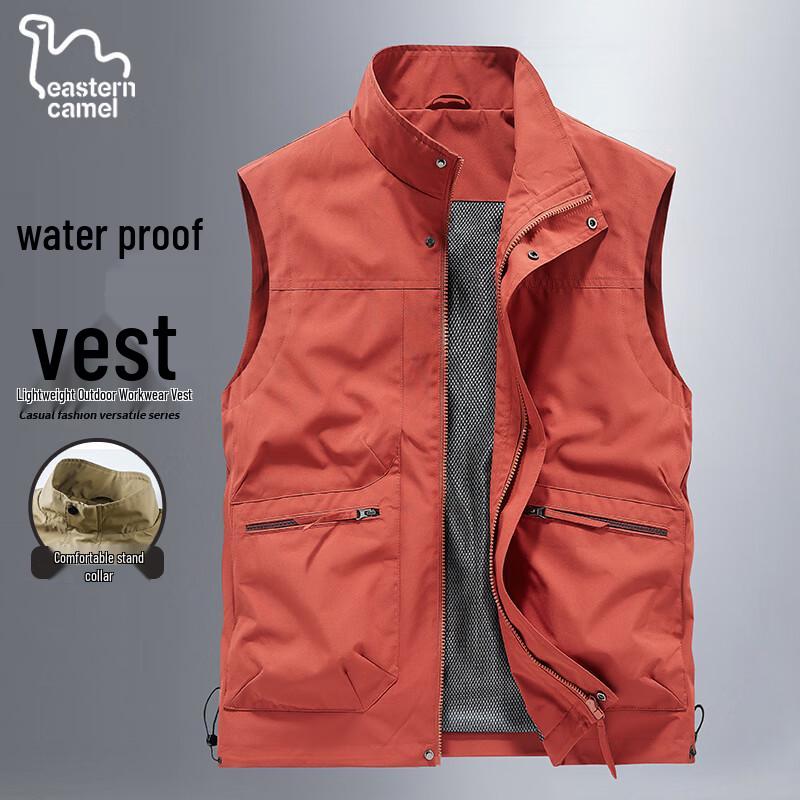 

EASTERN CAMEL Men s Outdoor Multi-Pocket Work Vest M
