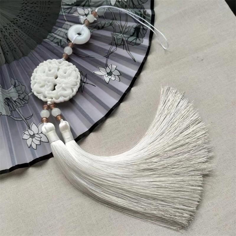 Китайский кулон Ханьфу Древнее нефритовое украшение на пояс Аксессуары для одежды Ханьфу Подвеска-кисточка Платье Ципао Ханьфу Декор на пояс