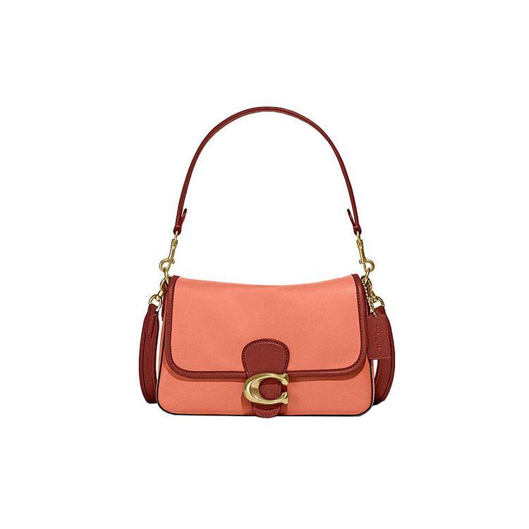 

Coach Tabby 26 Color-Block Detachable Shoulder Strap Leather Handbag Women handbags Blush-Pink Brown C5261-B4TXP Basic Set (Bag+Dust Bag)