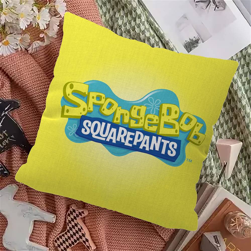 S-SpongeBob S-Pantaloni Quadrati Federa Cuscino Design Copricuscino Decorazione Decorazione Festiva