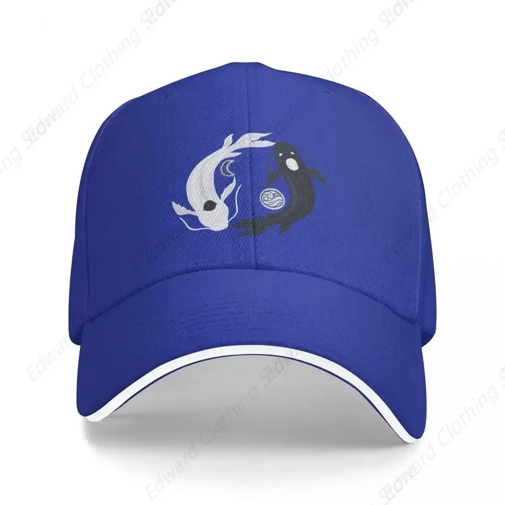 Tui and La With Water Tribe Symbols Baseball Cap Rugby Uv Protection Solar Hat Tea Hat Mens Hats Women's