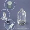 30/50/100ml Clear Glass Perfume Spray Bottle, Empty Refillable Atomizer with Crimp Neck, Travel Sample Container