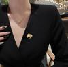 Ginkgo Leaf Brooch for Men and Women, Exquisite Temperament Pin, Elegant Temperament Jewelry Accessories, Party Banquet Gifts