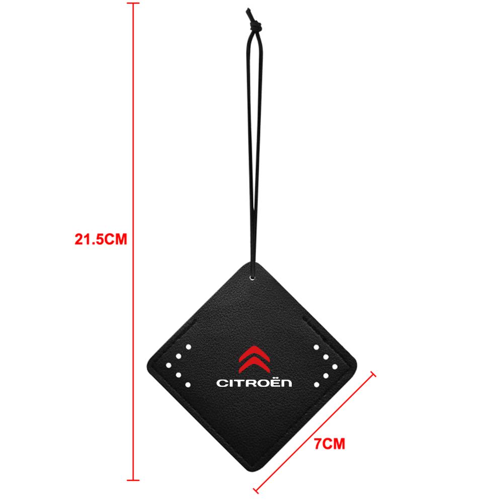 1pc Car Air Freshener Natural Scented Hanging Aromatherapy Block Shape For Citroen Logo C3 C4 DS3 C1 Picasso C-ELYSEE Styling aiu256