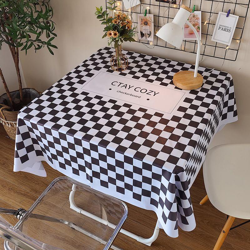 Tablecloth Waterproof, Oil-Proof And Scald-Resistant, Disposable Pvc High-End Sense Light Luxury Simple Table Cloth Coffee Table Cushion