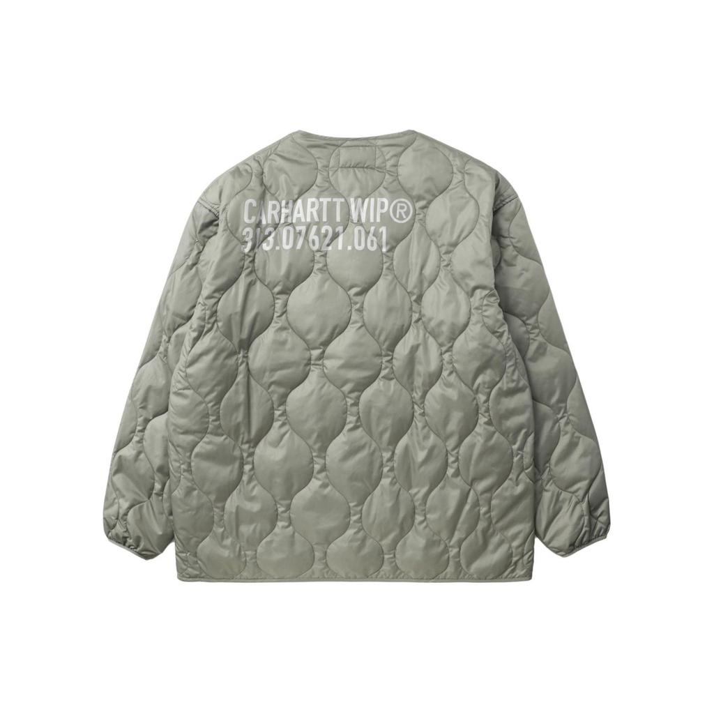 Carhartt WIP Label Stitching Straight Button Long Sleeve Jacket Unisex Jacket Light-Green CHXJKF23A056LGRL