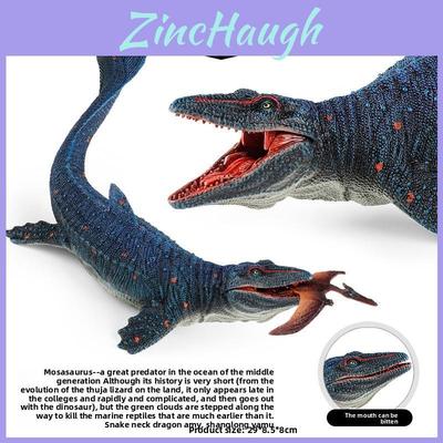 Mosasaurus Dinosaur Model Toy With Moving Jaw For Kids Educational Playroom Gift