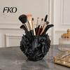 Elegant Pen Holder Makeup Brush Holder, with Thickened Stable Base, Fairies Decor Silk Dressing Table Organizer Texture Storage Box, for Pens