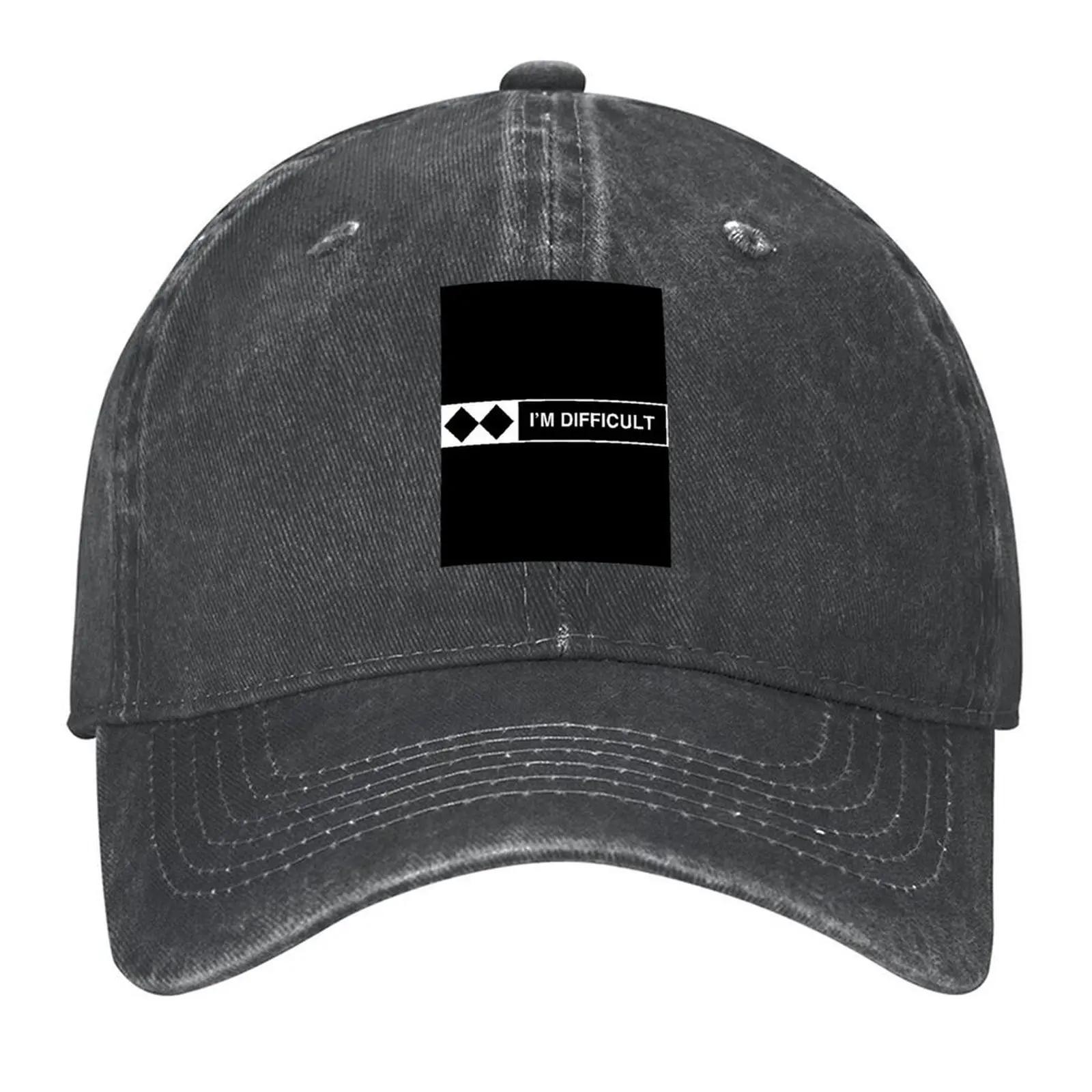 I m Difficult Ski Snowboard Baseball Cap Cosplay custom caps Anime Hat Hood Elegant Women s Hats Men s