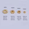 18K Gold-Filled Zircon Lace Spacer for DIY Jewelry - Large-Hole Beaded Bracelet Accessories