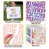 2-inch Letter Sticker Multi-color Packaging Can Be Combined with Any Combination. Laptop Hand Account Decorative Alphanumeric Sticker