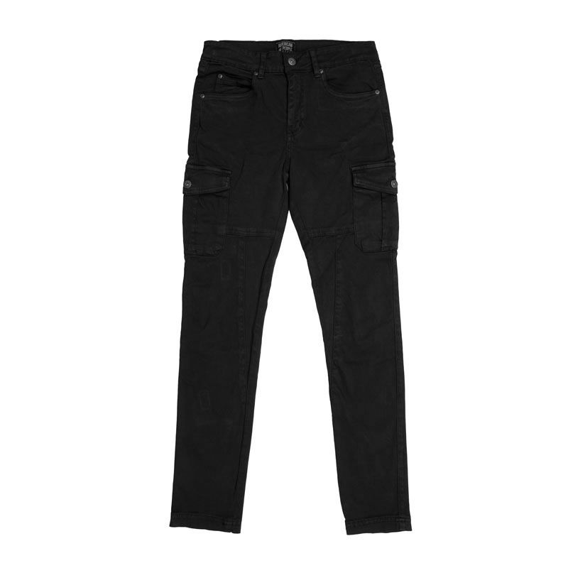 Jean cargo denim Denver slim Femme AMERICAN PEOPLE