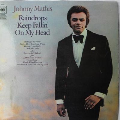 LP Record JOHNNY MATHIS - Raindrops Keep Fallin' On My Head 64012 CBS 1970 UK Pop Used