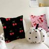 Red Cherry Fruit Creative Personalized Pillow Cover Kids Bedroom Wild Party Decor Pillowcase Kid Birthday Shower Gift