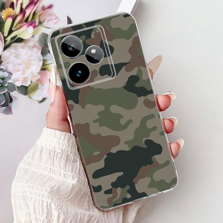 For Realme GT 7 7T Case 2025 Popular Flower Soft Clear Silicone TPU Protective Cover For Realme GT7 Pro RMX5011 Phone Case Shell