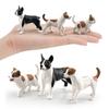 Small Breed Dog Pvc Animal Model Jack Russell Terrier Pet Figurine For Collectors