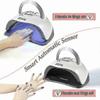 25-26 280w Uv Led Nail Lamp 57 Led 4 Timer Nail Dryer With Motion Sensing Memory Function Removable For All Nail Gel Light Home Salon Guanguan