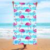 Strandtuch Flamingomuster Sonnenschutz und winddicht geeignet für Strand Pool Camping Reisen Stranddecke