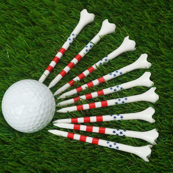 4-Prong Plastic Golf Tees 3-1/4" Golf Tees for Minimize Friction And Side Spin And Maximum Distance Performance