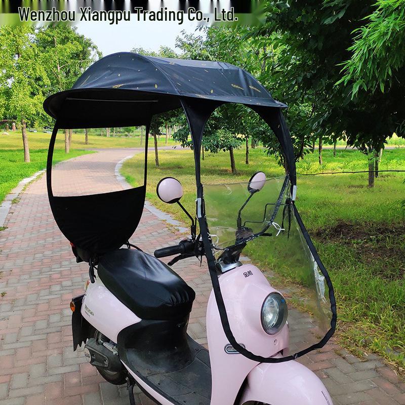 Stříška na elektrokolo: Plážový přístřešek odolný proti dešti a větru