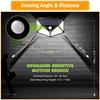 1-4PCS Solar LED Wall Light,100 LED Outdoor Motion Sensor Lights Waterproof Solar Wall Lamp for Garden Fence Yard Pathway Stairs