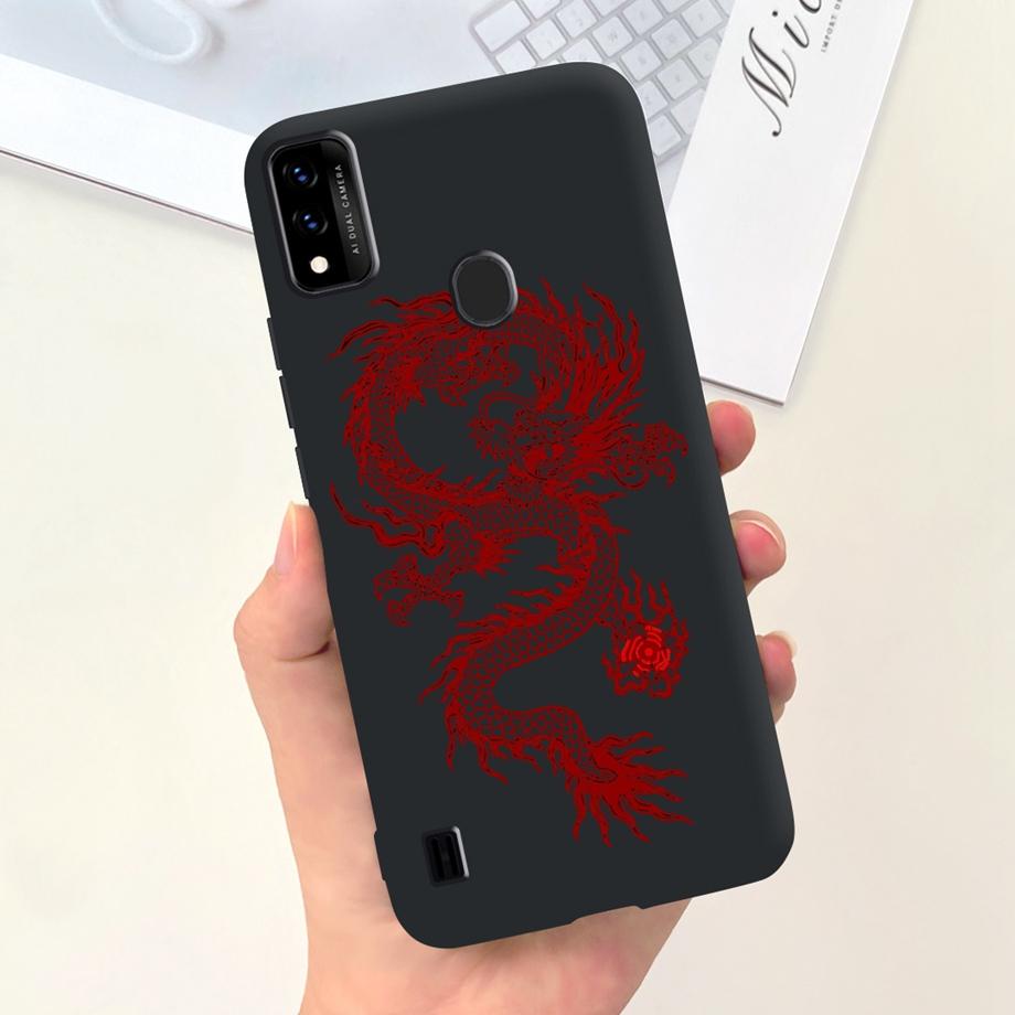 For ZTE Blade A51 A71 2021 Case Soft Silicone Bumper Cool Style Dragon Astronaut Cat Fundas ZTE A71 BladeA51 Housing Shockproof