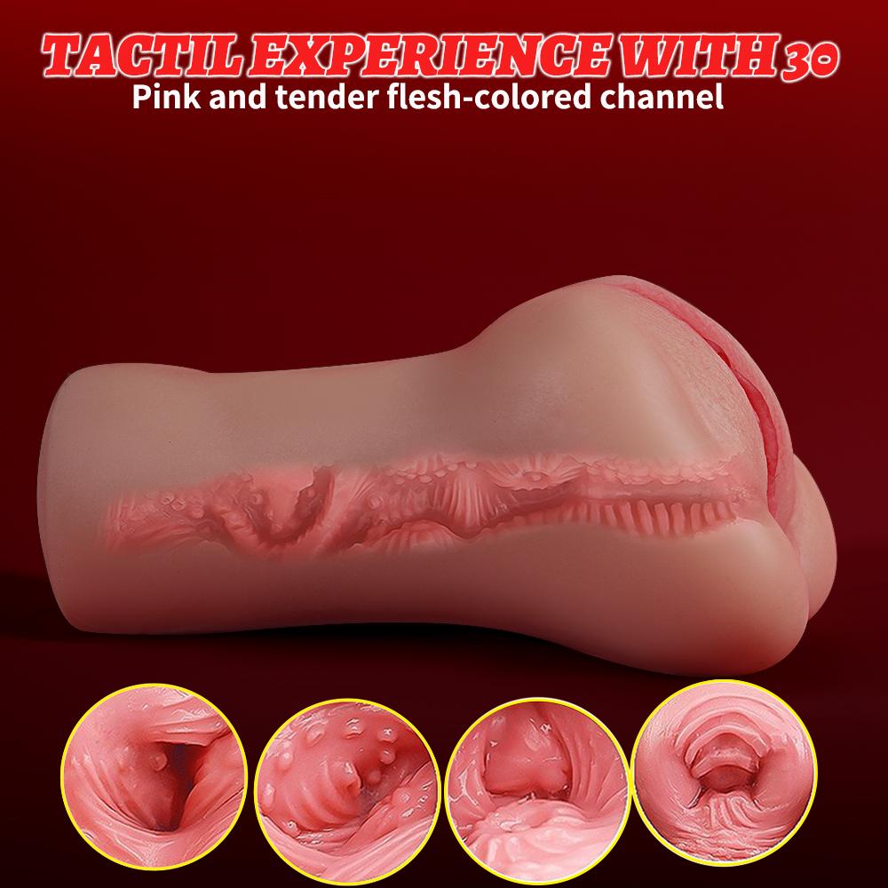 Male Masturbator Realistic Pocket Pussy Stroker Cup Vaginal Sex Toys for Men