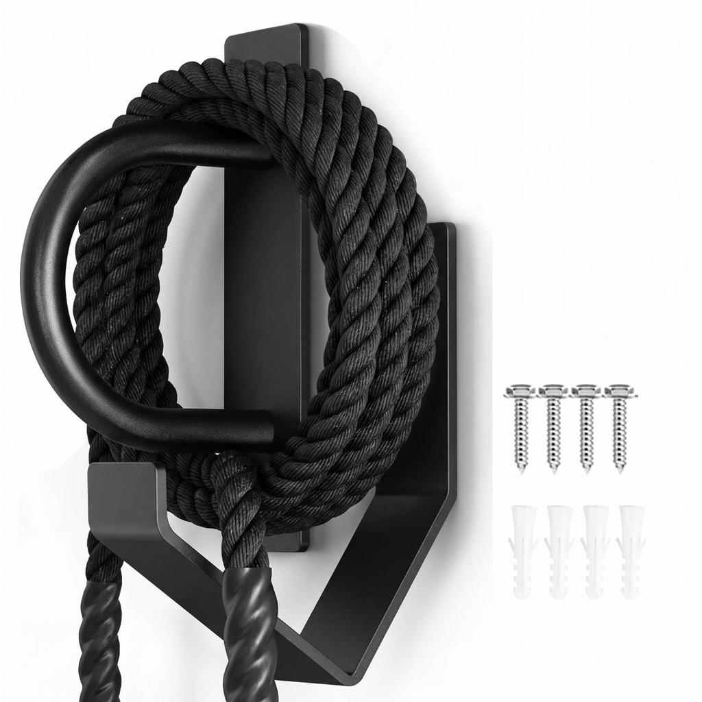 Training Cord Wall Anchor with Storage Hook Heavy Duty Kit