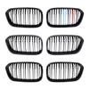 For BMW 1 Series F20 F21 2015-2019 120i LCI Front Bumper Kidney Grille Radiator Guard Grill M Performance Car Accessories