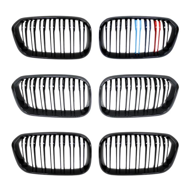For BMW 1 Series F20 F21 2015-2019 120i LCI Front Bumper Kidney Grille Radiator Guard Grill M Performance Car Accessories