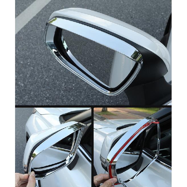 Chrome Exterior Rear View Mirror Frame Trim 2pcs For Toyota Highlander 2020-2023