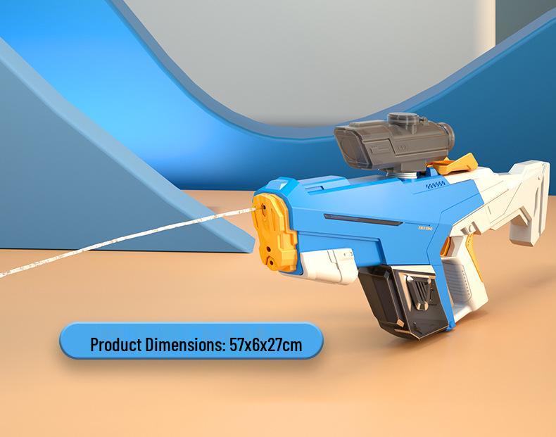 Electric Handheld Water Gun Toy with One-Key Absorption, Large Capacity & Long-Range, Perfect for Boys' Water Fights