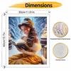 Disney Belle Winter Reading Oil Art Painting Kit Home Wall Decor Handmade Gift for Princess Fans Wall Art Decoration DIY Painting