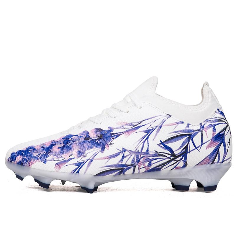 

Football Boots Men Sport Wear Society Comfortable Sneaker Resistant Football Shoes Professional TF/FG Long Spikes Soccer Shoes 35