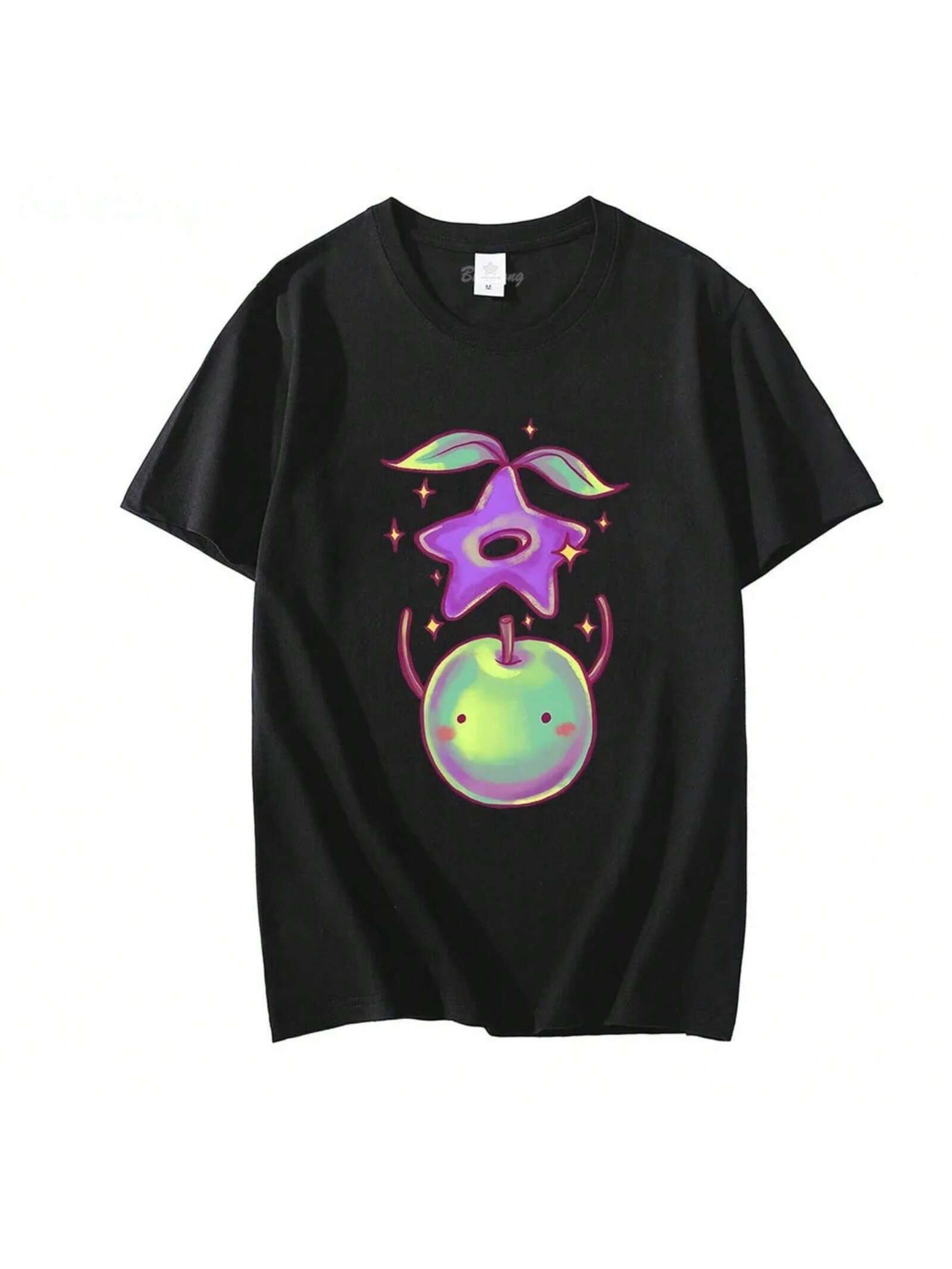 Stardew Valley Junimo Shirt 100% Cotton Tshirt Kawaii Print Graphic T Shirts Unisex Summer Casual T-Shirt Harajuku Anime Clothes S разноцветный