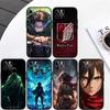 MH16 Attack on Titan Hülle für Samsung Note 20 10 S25 Plus Ultra Lite FE A51 A52 A53 A71 A72 A73 M20 M30 M21 M31 M51 A11 A70 A56 A26