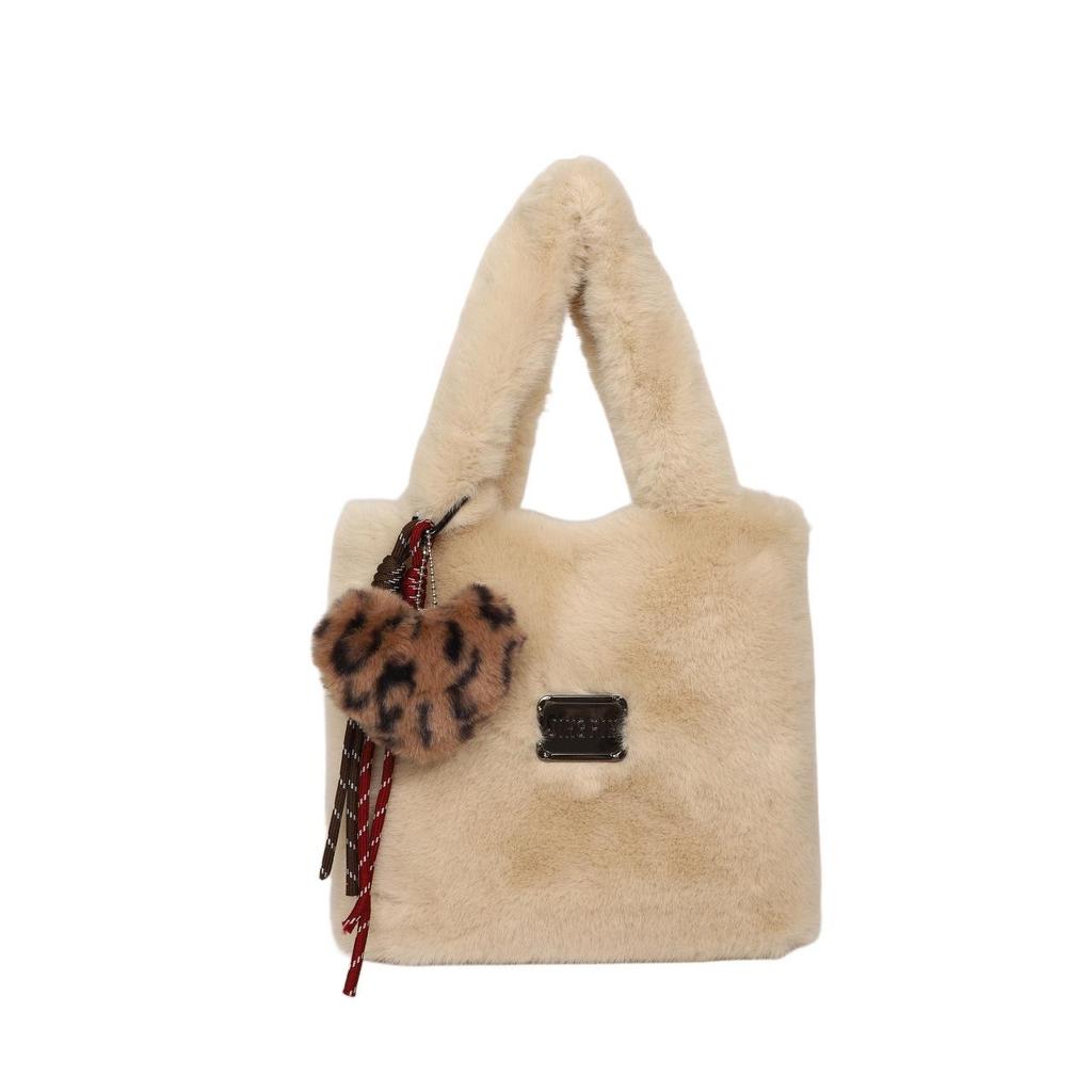 2025 Trendy Women's Plush Underarm Bag - Winter & Autumn Korean Fashion Handbag