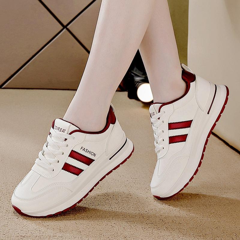 

Кроссовки большого размера, нескользящие и устойчивые к грязи, легкие, с мягкой подошвой, женские, новая модная повседневная модель весна 2025, кроссовки для бега в стиле Форреста Гампа 42