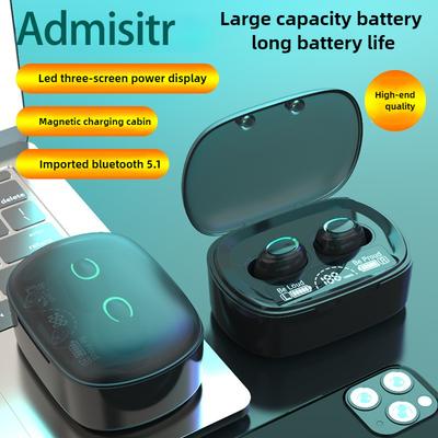 Wireless Bluetooth Headset Noise Reduction Low Latency TWS In-ear Ultra Long Battery Life