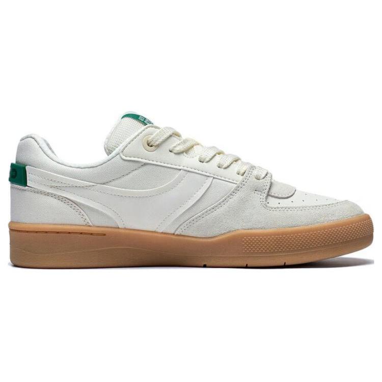 New LiNing Zhengrong 92S Slip Resistant Cushioning Low Top Skateboard Shoes Men's Ecru AEPSA57-3