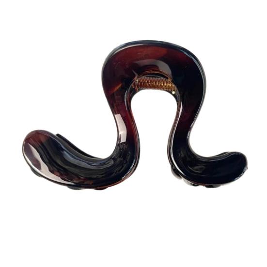 Damen Haarklammer Geometrische Form Anti-Rutsch-Zähne Haarspange Dusch-Hinterkopf-Haarspange Haaraccessoires