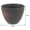 Tatara teacup 110cc black sand porcelain made Japan 23273