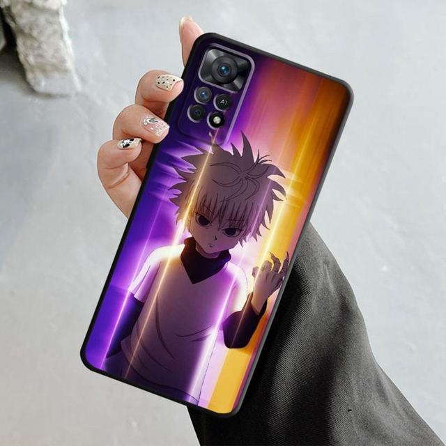 Anime Hunter ×Hunter Killua Zoldyck Case For Xiaomi Redmi Note 12 11t 11s 11 10 8 Pro 9 9s 9t 8t For Mi 10 8 9a 9c 10c 12c K40