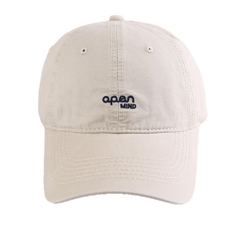 Spring And Summer Letter Embroidered Peaked Cap Female Face Small Baseball Cap Couple Versatile Sun Hat Tide