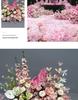 Decorazioni Matrimoniali Fila Floreale Rosa: Fiori Artificiali per Sale Matrimoniali, Fidanzamenti e Banchetti