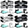 Bathroom Shower Corner Shelf with Two Hooks Stainless Steel, Wall Mount Shelves