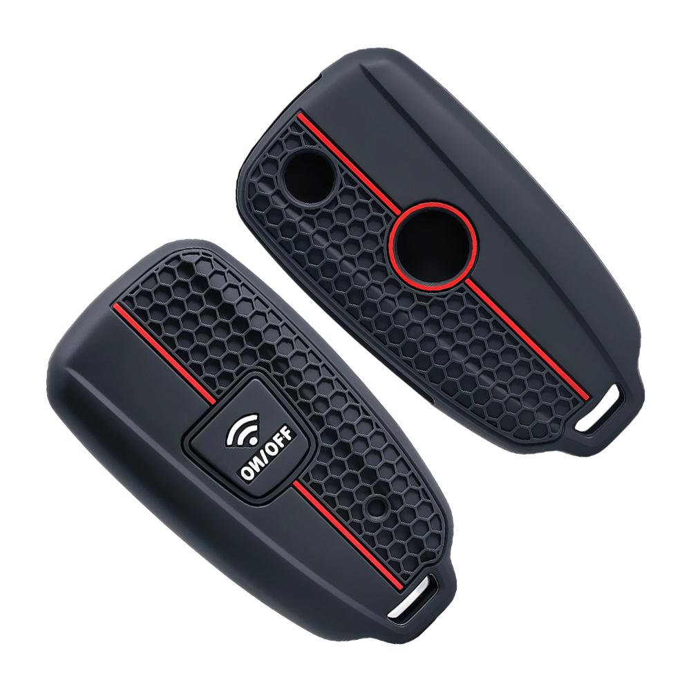 1 Buttons Silicone Key Case Cover Motorcycle Key Bag Fob Protect Shell For Yamaha Tmax 530 560 Dx Sx Motorcycle -