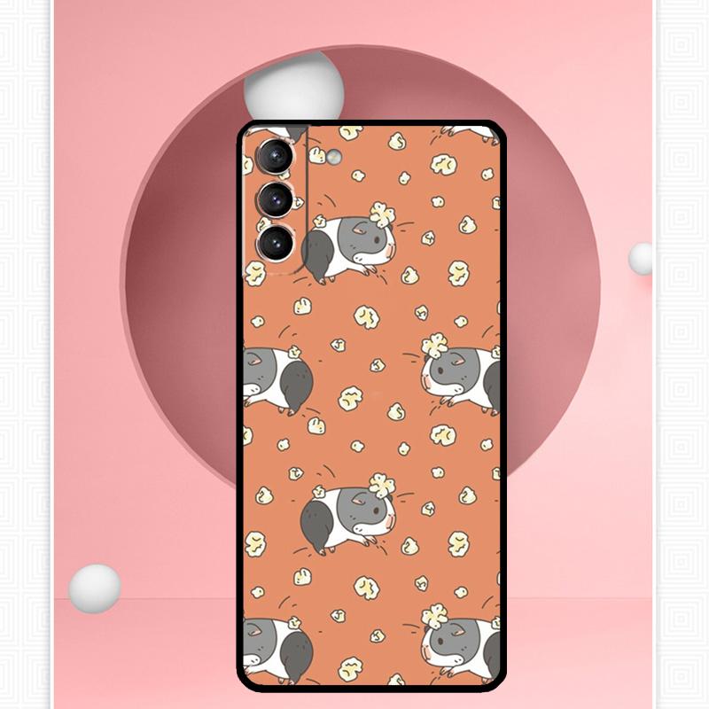 Cute Cartoon Guinea Pig Case For Samsung Galaxy S25 Ultra S25 FE S20 S21 S22 S23 Plus S9 S10 S24 Ultra Cover Funda