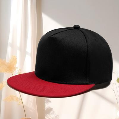 Cotton Flat-brimmed Hat Men's and Women's Sunshade Cap Hip-hop Personality Trend Hip-hop Hat Embroidery